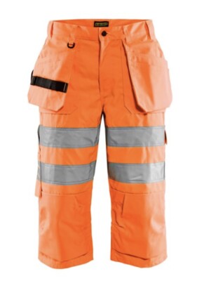 Blaklader High VIS Piraten Shorts 1539 1804 5300 Orange - Gr. C52