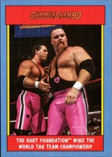 2017 Topps WWE Heritage Thirty Years of SummerSlam #5 The Hart Foundation