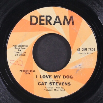 CAT STEVENS: i love my dog portobello road DERAM 7