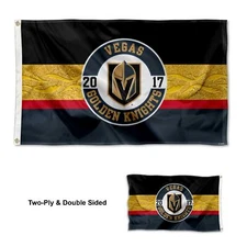 Vegas Golden Knights Double Sided Embroidered Flag