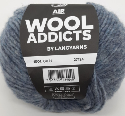 (159  /kg): 50 g LangYarns Wooladdicts AIR, lässig leicht, Fb. 021 #6737