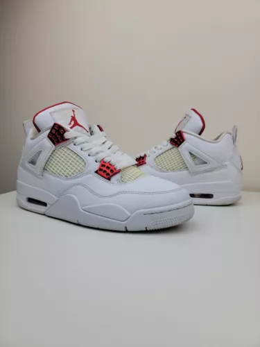 Size UK 7 / US 8 Nike Air Jordan 4 Retro Metallic Red