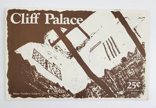 1980s Cliff Palace Mesa Verde National Park Colorado Vintage Travel Booklet
