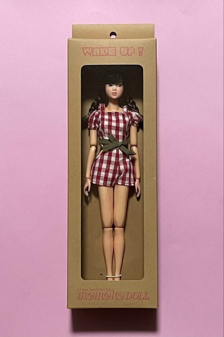 Monchhichi momokoDOLL SEKIGUCHI NEW WakeUp WUDsp Gingham Monchhichi momokoDOLL SEKIGUCHI NEW WakeUp WUDsp Gingham