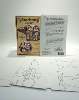 Americana Appliqued Jacked Pattern 15 Blocks Eileen's Design Studio