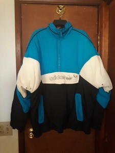 adidas blue puffer jacket