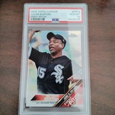 LeVAR BURTON 2016 Topps Chrome First Pitch card PSA 10 Gem Mint Reading Rainbow 