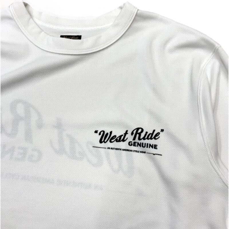 新品未使用WESTRIDE「NGT JACQUARD LONG TEE」 WESTRIDE West Ride Long T Long T-shirt POWER DRY LONG TEE-1
