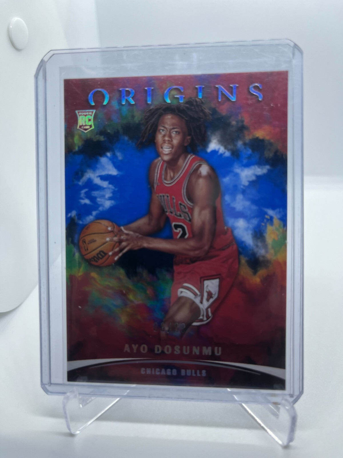 2021-22 Panini Origins Blue 6/99 Ayo Dosunmu #83 Rookie RC SP Chicago Bulls