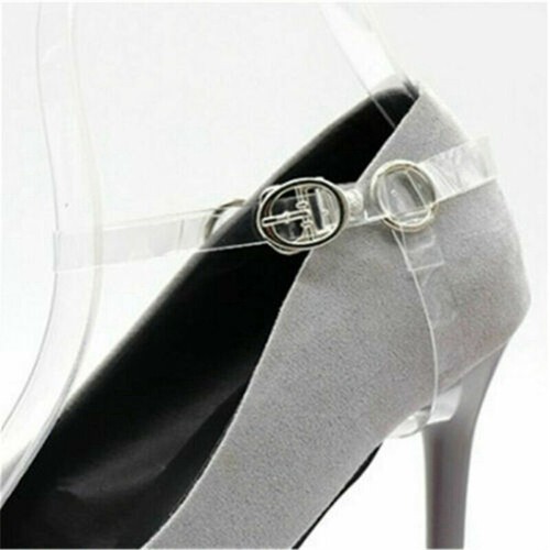 2 pezzi cinturini reggicalze fascia staccabile scarpe in pelle scarpe con tacco alto larghe - Foto 25 di 26