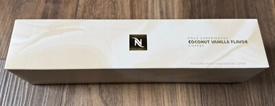 Sleeve LIMITED Nespresso Vertuo COCONUT VANILLA FLAVOR OVER ICE, 10 pods coffee