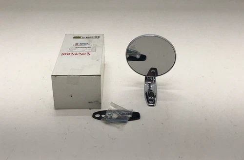 1967-1974 Mopar A & B Body Outer Mirror Chrome Trim Left or Right Door Mounted