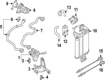 Genuine Volkswagen A.I.R Pump 04E-959-231-E
