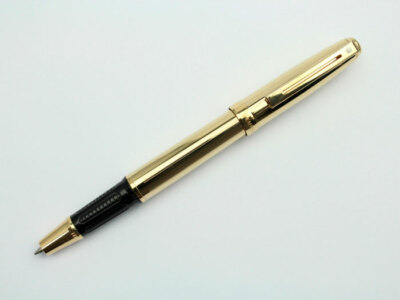 Sheaffer  Highlighter & Ballpoint Pen 22K Gold Plated New In Box 9218-2