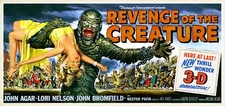 REVENGE OF THE CREATURE (1955) fully restored billboard 27" x 58" movie poster!