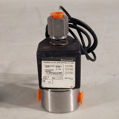 Honeywell 71395SN1GVM5 Solenoid Valve 3-way NC 1/8'' 1/16'' 120VAC 150PSI