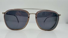 Vintage Roy Tower City 68 Silver Gray Metal Pilot Sunglasses FRAMES ONLY Japan