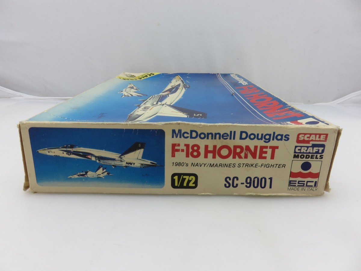 ESCI McDonnell Douglas F-18 HORNET 1/72 Scale Model Kit STARTED | eBay