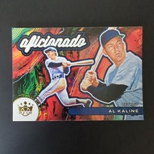 Al Kaline 2022 Panini Diamond Kings #A-14 Aficionado Insert Card DET HOF Gold