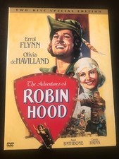 The Adventures of Robin Hood DVD Hollywood 1938 Olivia de Havilland Errol Flynn