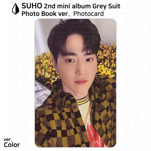Suho From EXO 2nd Mini Album Grey Suit Official Photocard Photo Card KPOP K-POP - Picture 5 of 42