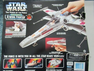 Star Wars The Power Of The Force Electronic X-Wing Fighter 1995 | eBay