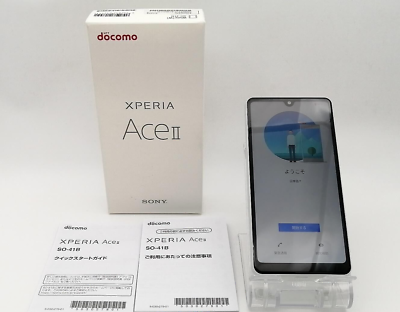 SONY Xperia Ace II SO-41B White Sim Free Smartphone Unlocked SONY Xperia Ace II SO-41B White Sim Free Smartphone Unlocked