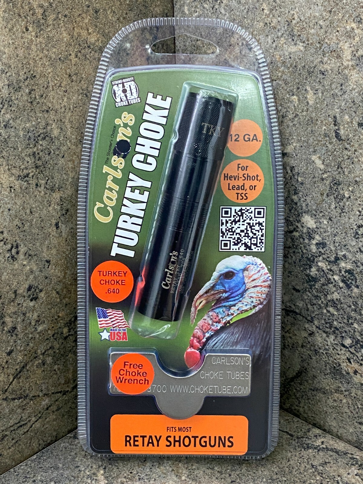 Carlson's Extended Turkey Choke Tube for Retay 12ga Turkey .640 17641