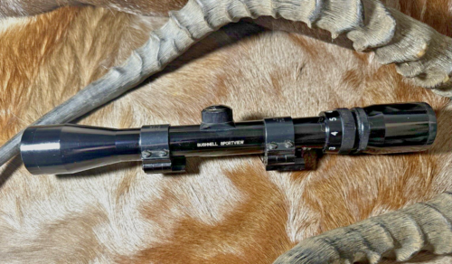 Vintage Bushnell Scope 3x-9x, 32mm #74-1393-0 V W/ Weaver pivot mount (SC2)