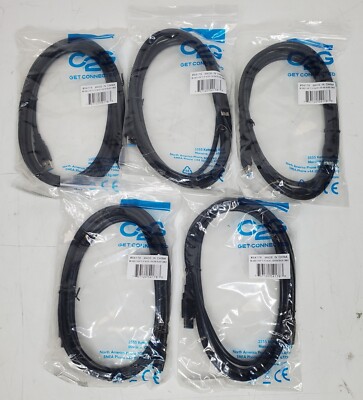 Lot of (5) C2G USB 3.0 A Male to Micro B Male 3m(9.8ft) Cable Super speed