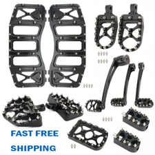 Foot Pegs Floorboards Shifter Peg Pedals MX Style For Harley FLD Softail Touring