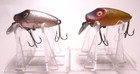 Heddon Lot Midgit Digit Vintage Fishing Lures Perch Scale and Silver Shiner