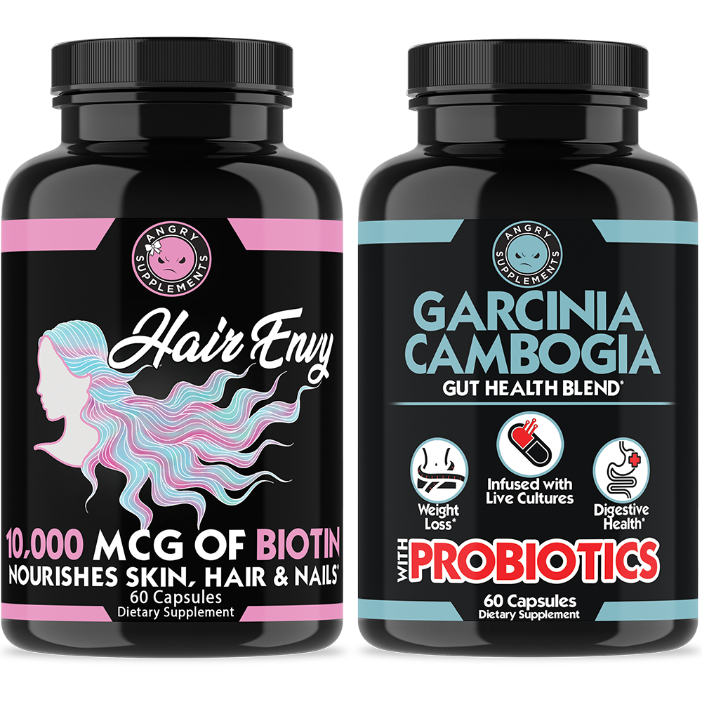 Women's Duo w Hair Envy 10,000 mcg Biotin & Garcinia Cambogia w