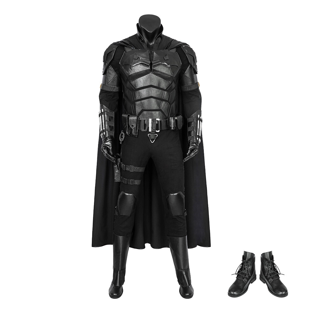 The Batman 2021 Costume Cosplay Suit Bruce Wayne Halloween Outfit Handmade  Cool | eBay