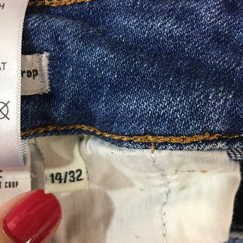 Madison Monroe Women Size 14/32 Slim Straight Hi Rise Slim Straight Jean Blue - Picture 7 of 11