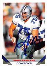 Tony Casillas autographed Football Card (Dallas Cowboys) 1993 Topps #276