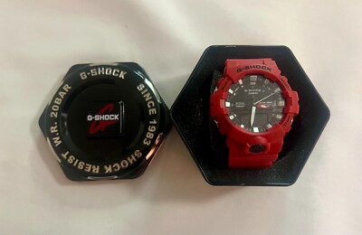 Casio GA-800SC G-Shock Watch RED New In Original Packaging