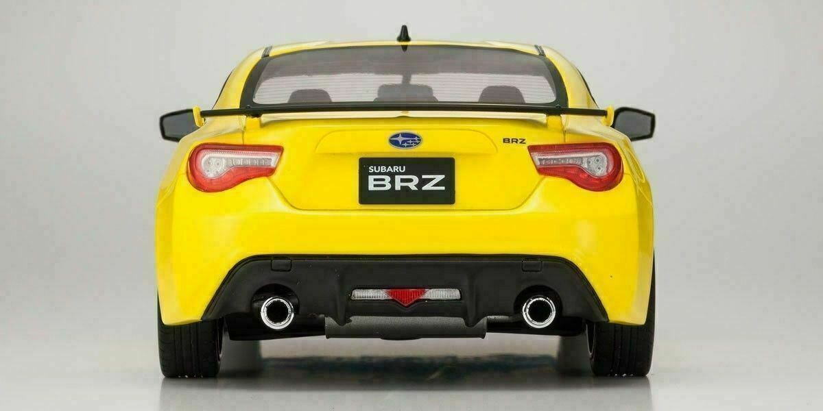 1/18 Subaru BRZ GT RHD Samurai Yellow Diecast Model Car by 1/18 Subaru BRZ GT RHD Samurai Yellow Diecast Model Car by