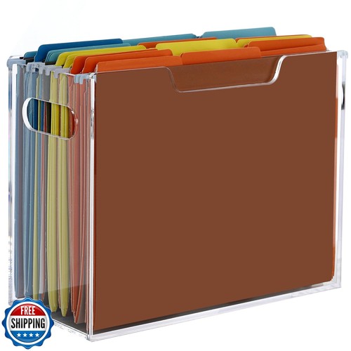 Acryl Aktenordner Organizer, Hängeregister Organizer Box, Aktenhalter mit H