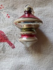 Vintage Shiny Brite Atomic Shape Christmas Ornament Made in USA