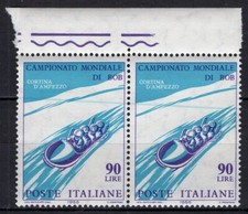 #799 - Republic - 90 lire Bob Championships, 1966 - New (**) / Line Variety