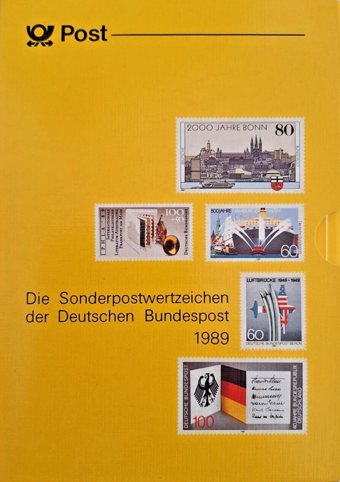 BRD Jahrbuch 1989 postfrisch incl. Hülle - Bild 1 von 1