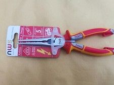 NWS VDE Extra Reach Long Nose Pliers 8" (205mm)
