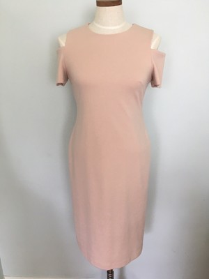 calvin klein light pink dress