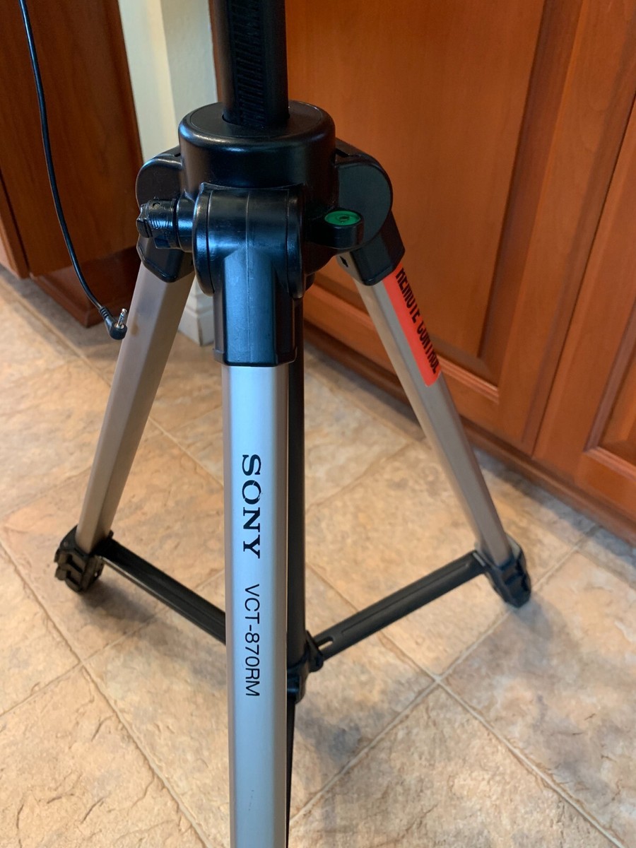 SONY VCT-870RM Full Size Tripod W/ Remote Control Handle