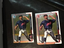 2015 Bowman Draft #140 Juan Hillman 13 count lot 3 chrome 10 base lot Cleveland
