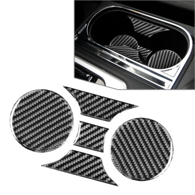 5 Stück Central Control Cupholder Panel Cover Trim for Toyota Tundra 14-21