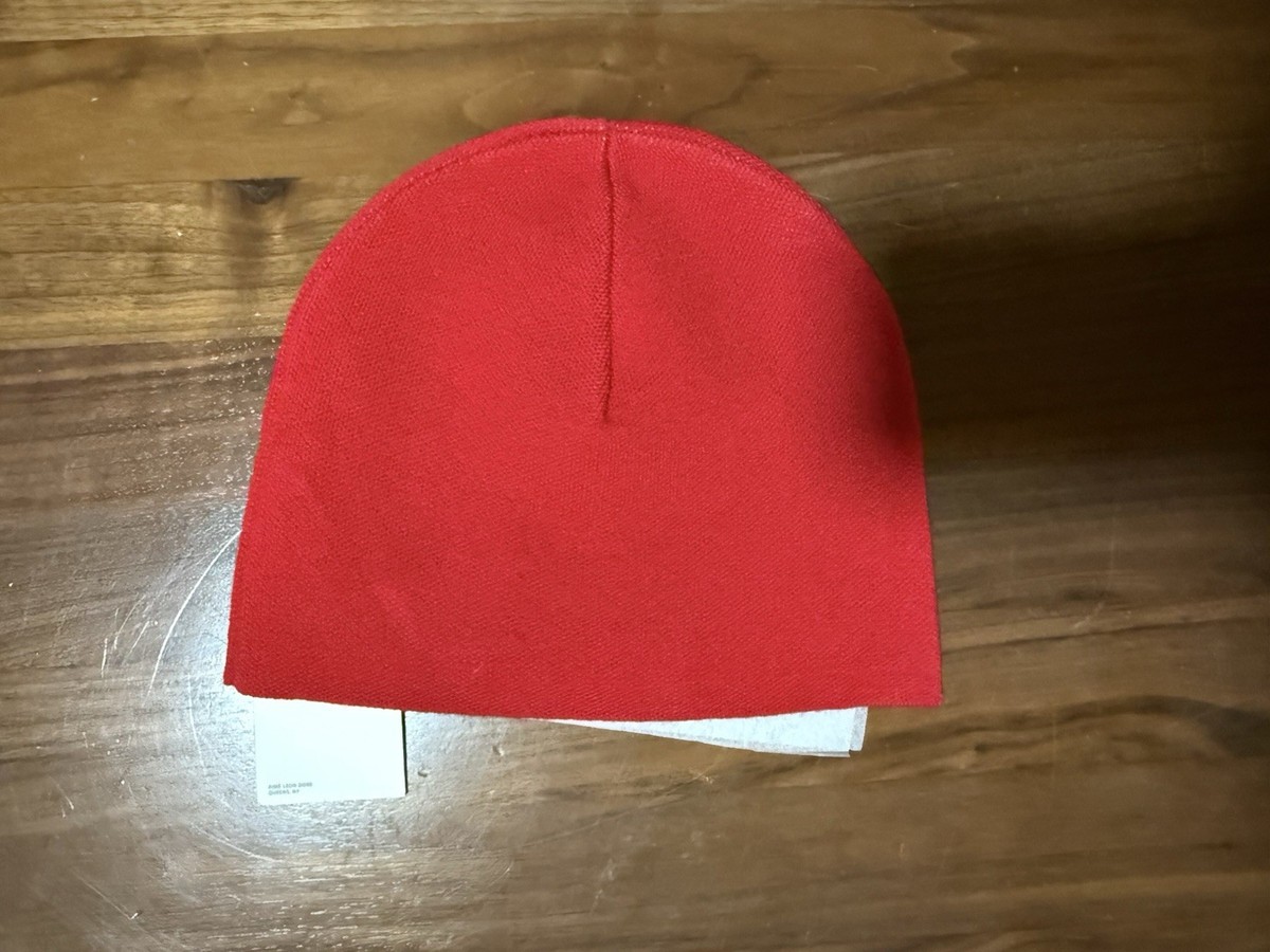 Aime Leon Dore ALD / Olympiacos F.C. Logo Beanie Red Logo Hat