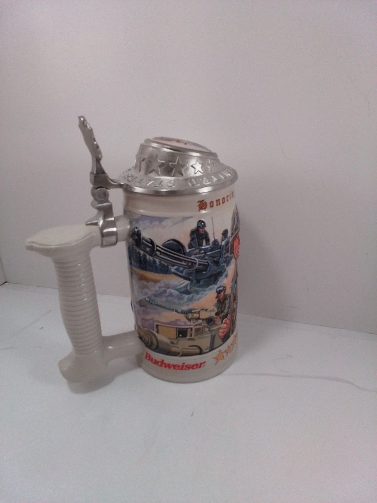 1998 Budweiser Beer Stein Army Honoring Tradition & Courage First in a Series