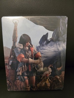 Monster Hunter Wilds Custom made G2 Steelbook Case For PS4/PS5/Xbox (No  Game)
